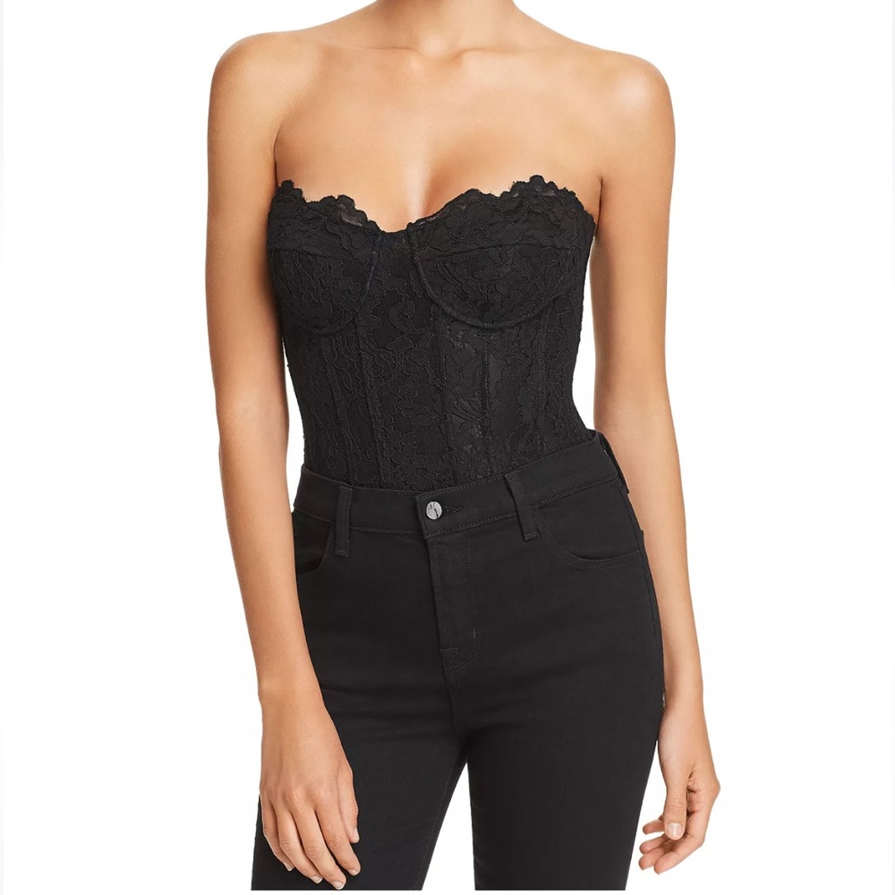 Bardot Oskar Lace Bustier Bodysuit